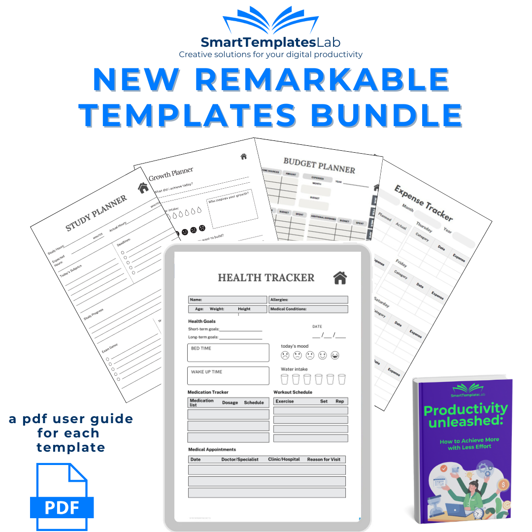 New ReMarkable Templates Bundle